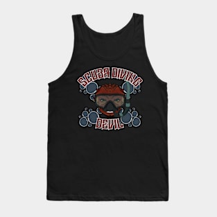 Scuba Diving Devil Tank Top